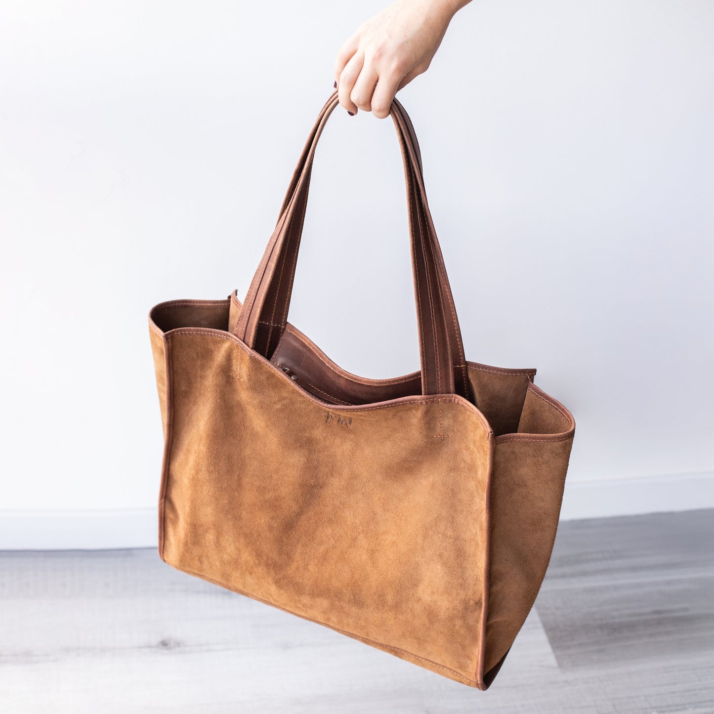 Cartera gamuza Justa