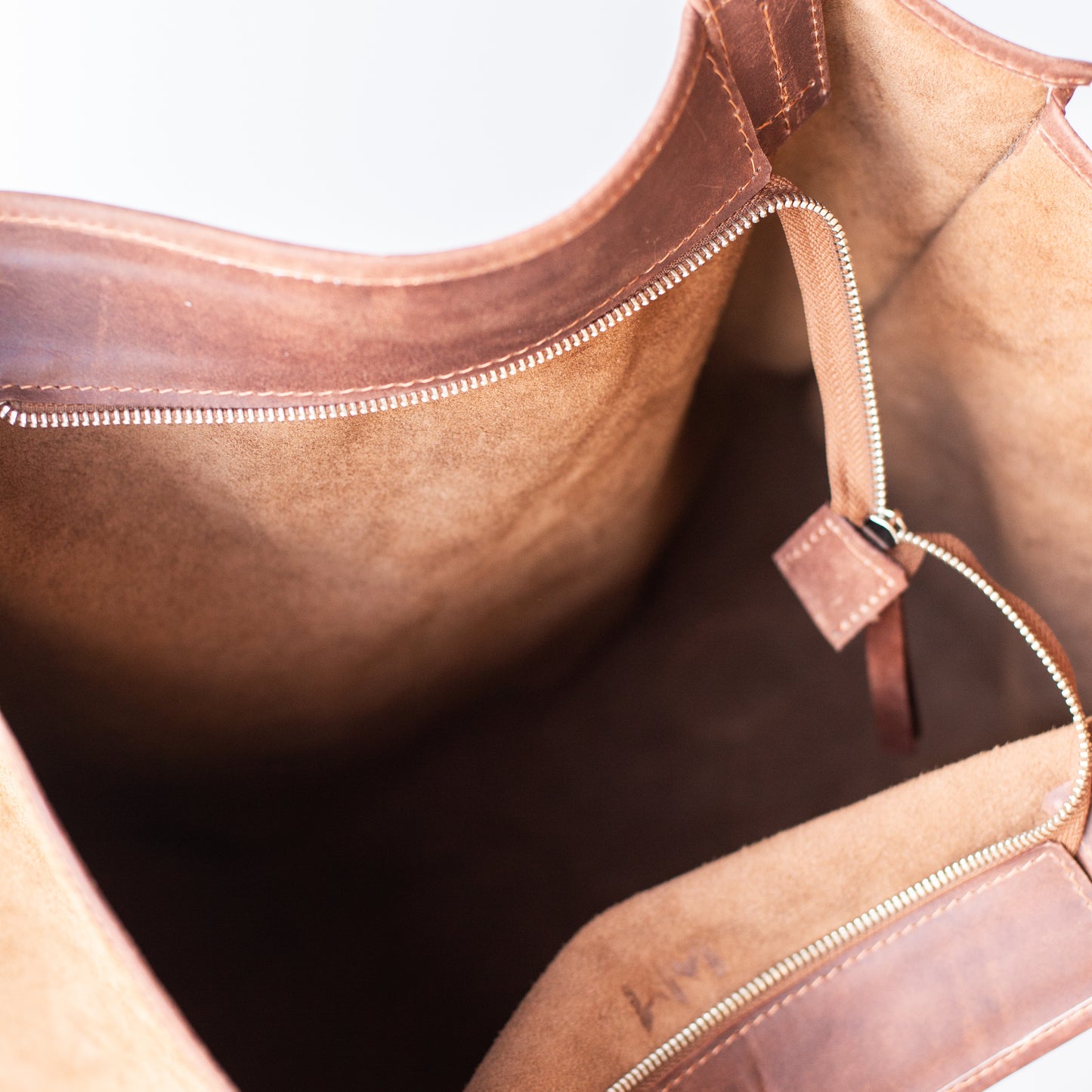 Cartera gamuza Justa