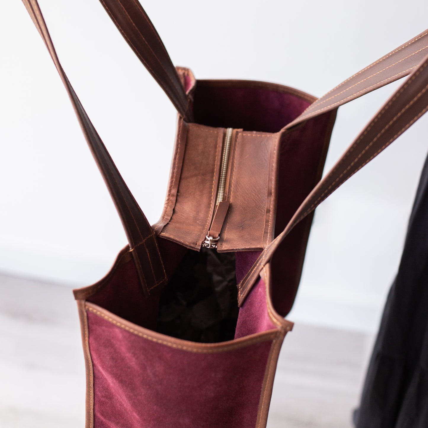 Cartera gamuza Justa