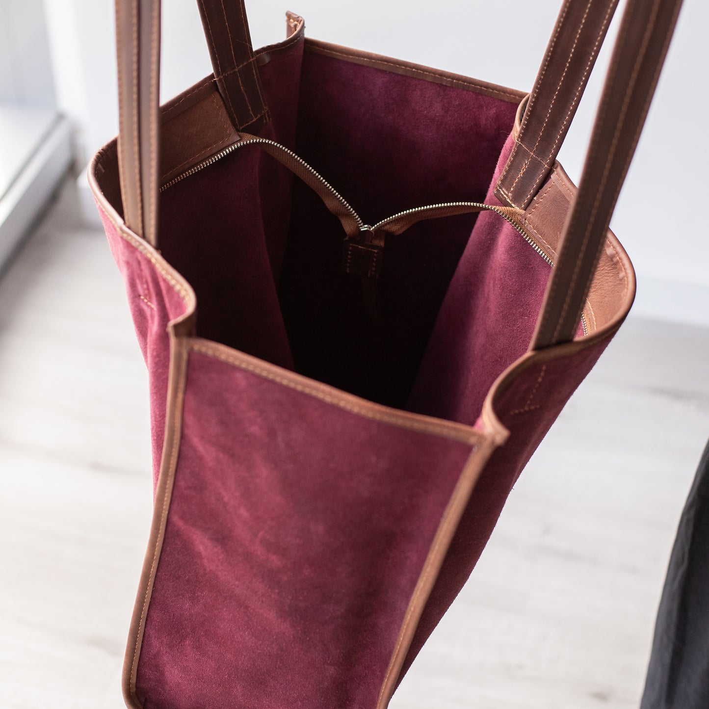 Cartera gamuza Justa