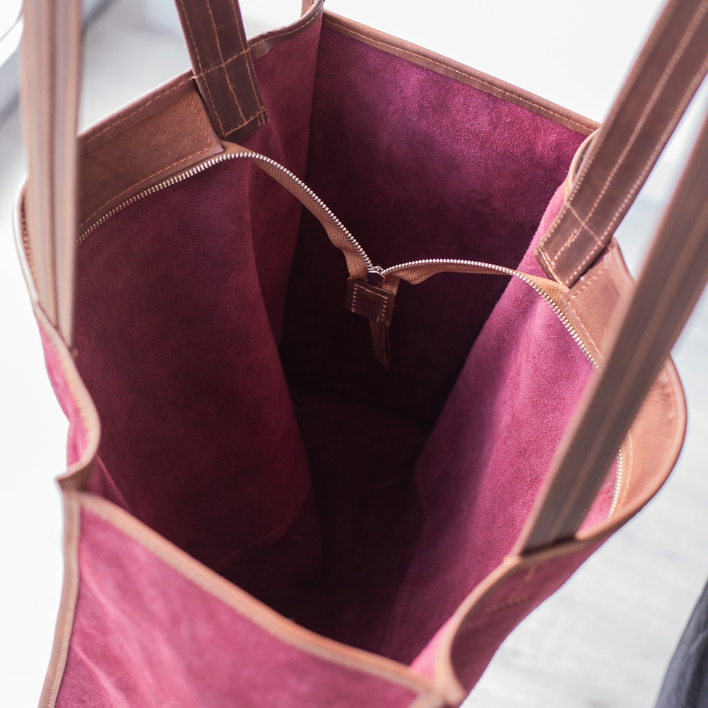 Cartera gamuza Justa